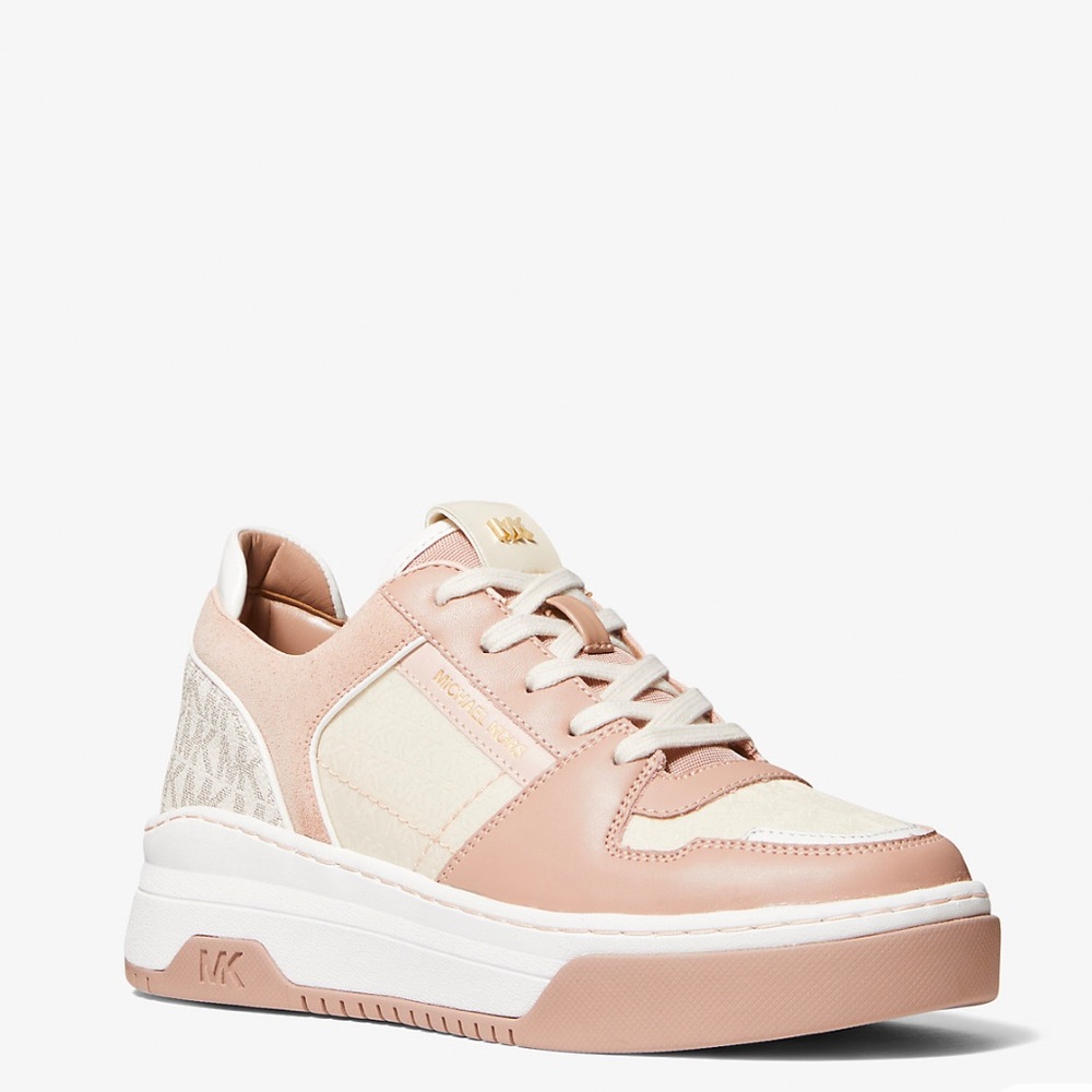 Michael Kors Women's Blush and Cream Sneakers